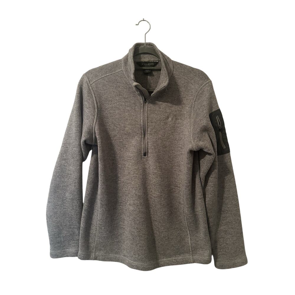 eddie bauer quarter zip sweater